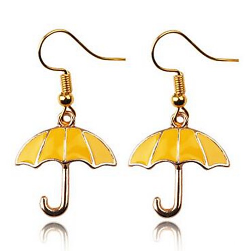 

Women's Drop Earrings Sweet Earrings Jewelry Yellow For Festival 1 Pair