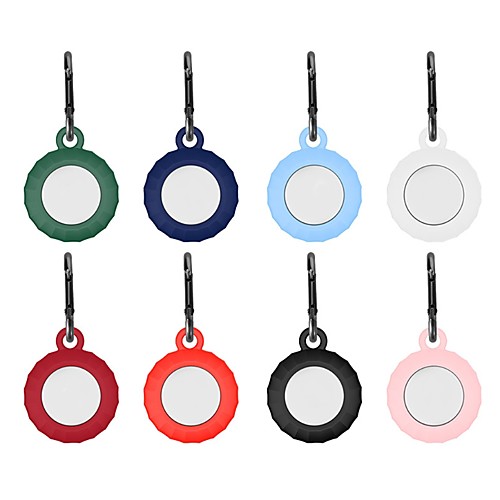 

Silicone Case For Apple AirTags Flower Pattern Protecive Silicone Case For Apple Locator Tracker Anti-lost Device Keychain Protective Sleeve