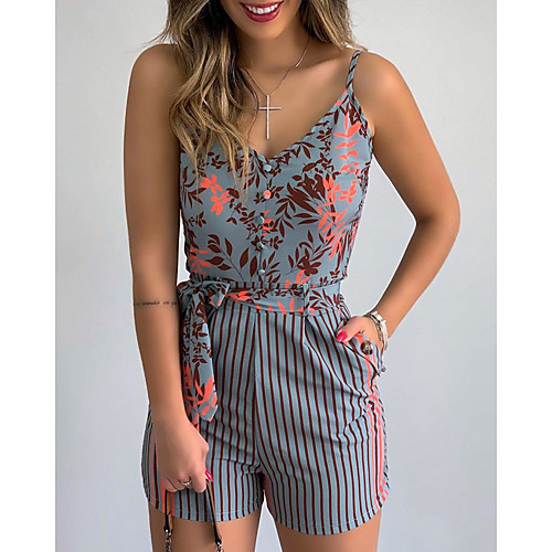 

Women's Casual / Daily 2021 Shipped the same day as the order Sincerely accept orders White Jumpsuit Print