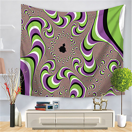 

Psychedelic Abstract Wall Tapestry Art Decor Blanket Curtain Hanging Home Bedroom Living Room Decoration Polyester Hippie