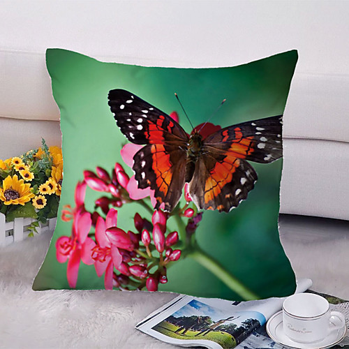 

Double Side Cushion Cover 1PC Soft Decorative Square Throw Pillow Cover Cushion Case Pillowcase for Sofa Bedroom Livingroom Outdoor Superior Quality Machine Washable