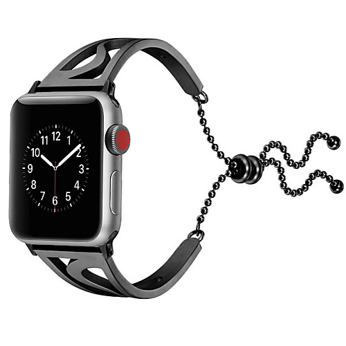 

Smart Watch Band for Apple iWatch 1 pcs Jewelry Design Stainless Steel Replacement Wrist Strap for Apple Watch Series SE / 6/5/4/3/2/1