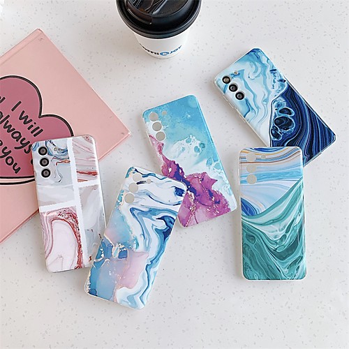 

Phone Case For Samsung Galaxy Back Cover S21 S21 Plus S21 Ultra Galaxy A52 Galaxy A72 Galaxy A42 Galaxy A12 A71 A71 5G A31 Shockproof Dustproof Geometric Pattern TPU