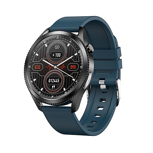 

SMA E10 Smartwatch Fitness Running Watch Bluetooth ECGPPG Timer Stopwatch Waterproof Touch Screen Heart Rate Monitor IP68 44mm Watch Case for Android iOS Men Women / Blood Pressure Measurement