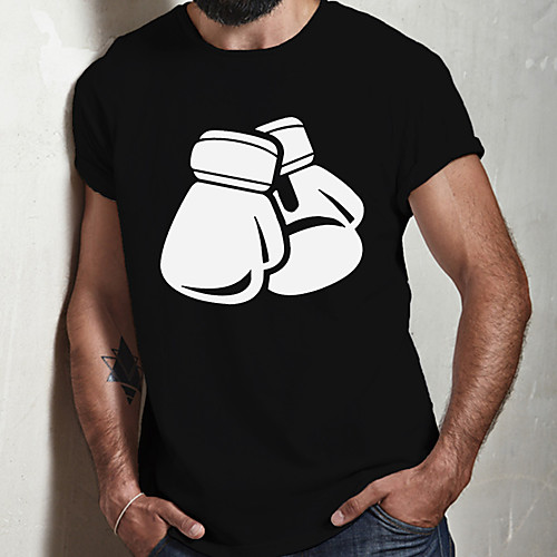 

Men's Unisex Tee T shirt Hot Stamping Graphic Graphic Prints Plus Size Print Short Sleeve Casual Tops Cotton Basic Designer Big and Tall Black