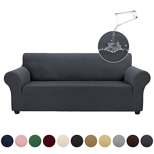 

Sofa Cover Water Repellent Stretch Slipcovers Pet Couch Protector Furniture Covers for Dogs Cats Spandex Jacquard Fabric Soft Fit for Armchair/Loveseat/3 Seater/4 Seater/L Shape Sofa