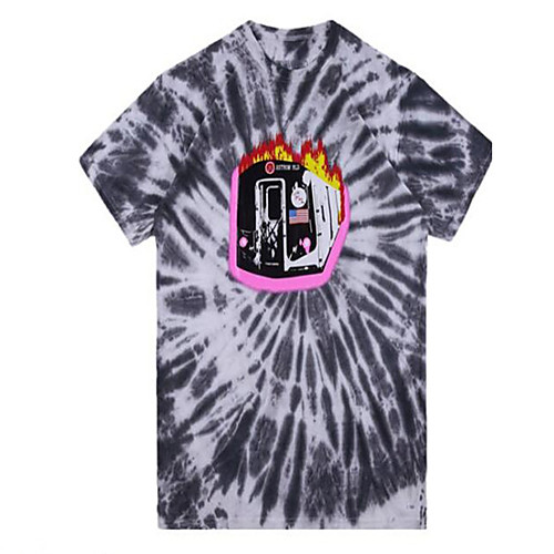 

Men's Unisex Tee T shirt 3D Print Galaxy Graphic Prints Plus Size Print Short Sleeve Casual Tops Cotton Basic Designer Big and Tall A B C