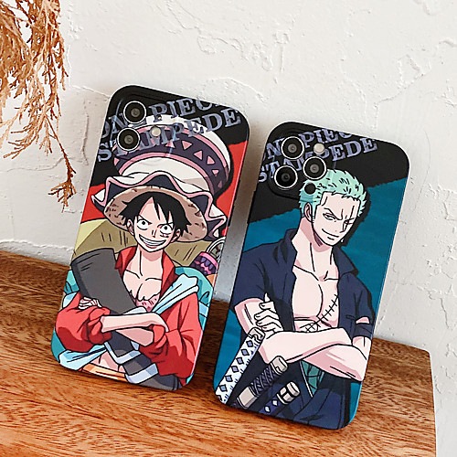 

One Piece Phone Case For Apple Back Cover iPhone 12 Pro Max 11 SE 2020 X XR XS Max 8 7 Shockproof Dustproof IMD Cartoon TPU