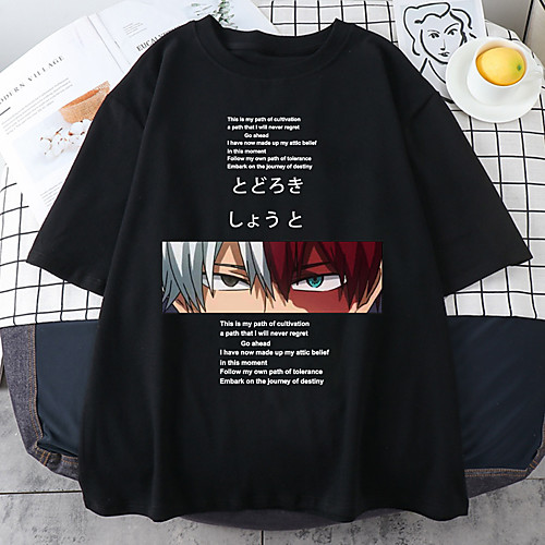 

Inspired by My Hero Academia / Boku No Hero Cosplay Cosplay Costume T-shirt Polyester / Cotton Blend Print T-shirt For Women's / Men's