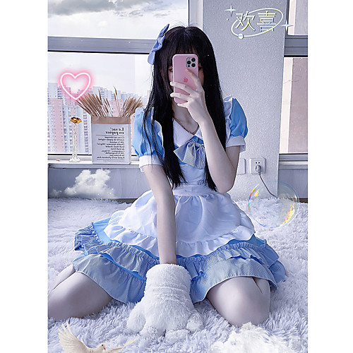 

Inspired by Cosplay Cosplay Anime Cosplay Costumes Japanese Dresses Dress Headwear For Women's