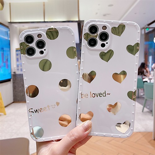 

Phone Case For Apple Back Cover iPhone 12 Pro Max 11 SE 2020 X XR XS Max 8 7 Shockproof Dustproof Heart TPU