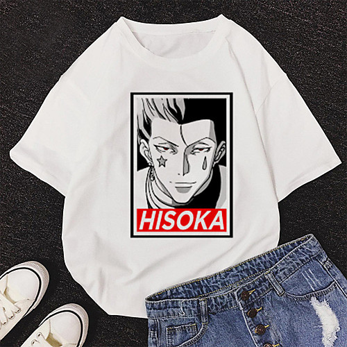 

Inspired by Hunter X Hunter Cosplay Cosplay Costume T-shirt Polyester / Cotton Blend Print Harajuku Graphic Kawaii T-shirt For Women's / Men's