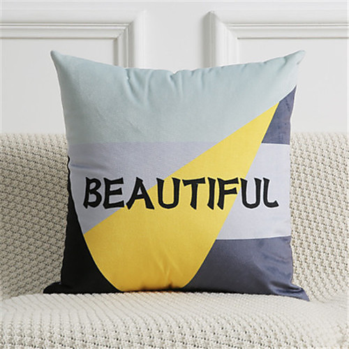 

Double Side Cushion Cover 1PC Soft Decorative Square Throw Pillow Cover Cushion Case Pillowcase for Sofa Bedroom Superior Quality Machine Washable