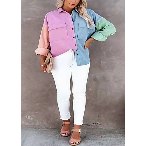 

Women's Coat Daily Wear Spring Summer Long Coat Regular Fit Casual / Daily Jacket Solid Color Others