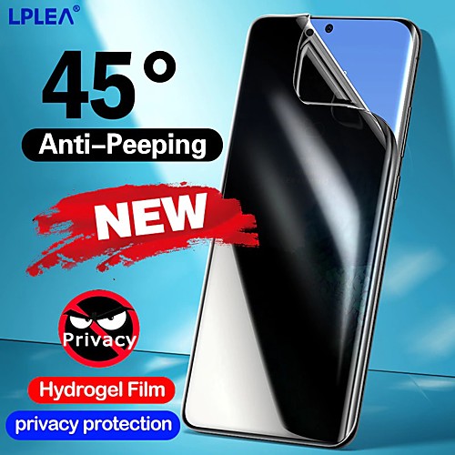 

Phone Screen Protector For SAMSUNG S21 S21 Plus S21 Ultra Galaxy A32 Galaxy A52 TPU Hydrogel 3 pcs Ultra Thin Scratch Proof Privacy Anti-Spy Front Screen Protector Phone Accessory