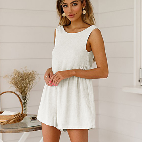 

amazon ebay aliexpress wish hot sale hot style round neck sexy halter holiday beach jumpsuit 1515