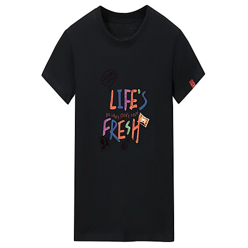 

Men's Unisex Tee T shirt Hot Stamping Graphic Prints Letter Plus Size Print Short Sleeve Casual Tops Cotton Basic Fashion Designer Big and Tall White Black Dark Gray