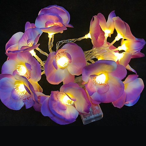 

LED Flower String Light Decoration Phalaenopsis Light Frangipani Floral Lights Home Christmas Party Garden Patio Decor Light String Christmas Wedding