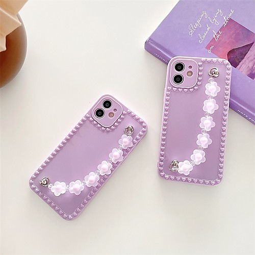 

Phone Case For Apple Back Cover iPhone 12 Pro Max 11 SE 2020 X XR XS Max 8 7 Shockproof Dustproof Solid Colored TPU