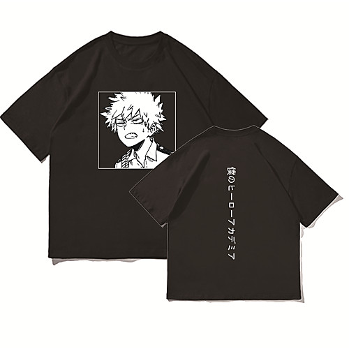 

Inspired by My Hero Academia / Boku No Hero Midoriya Izuku Cosplay Costume T-shirt Terylene Graphic Prints Printing Harajuku Graphic T-shirt For Women's / Men's