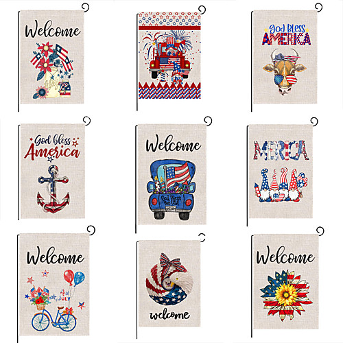 

Season Garden Flag Double Sided Outdoor Holidays Yard Flag Holidays Vertical Flags