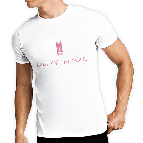 

Men's Unisex Tee T shirt Hot Stamping Graphic Prints Letter Plus Size Print Short Sleeve Casual Tops Cotton Basic Fashion Designer Big and Tall White