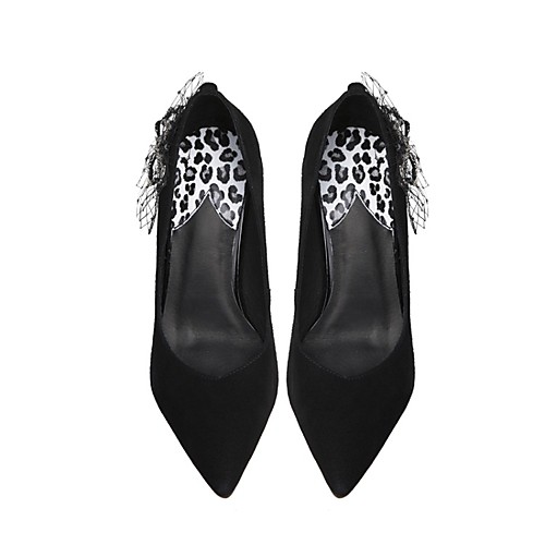 

Women's Heels Stiletto Heel Pointed Toe Sheepskin Black