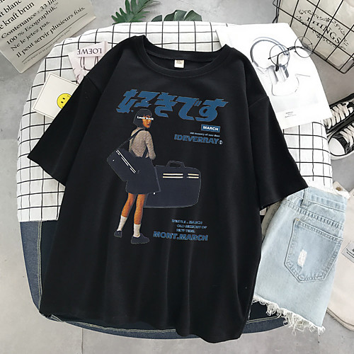 

Inspired by Kanji Cosplay Cosplay Costume T-shirt 100% Polyester Print T-shirt For Women's / Men's