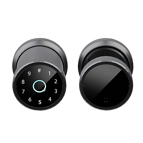 

cross-border wholesale smart fingerprint lock indoor ttlock pass lock office apartment spherical lock graffiti app lock