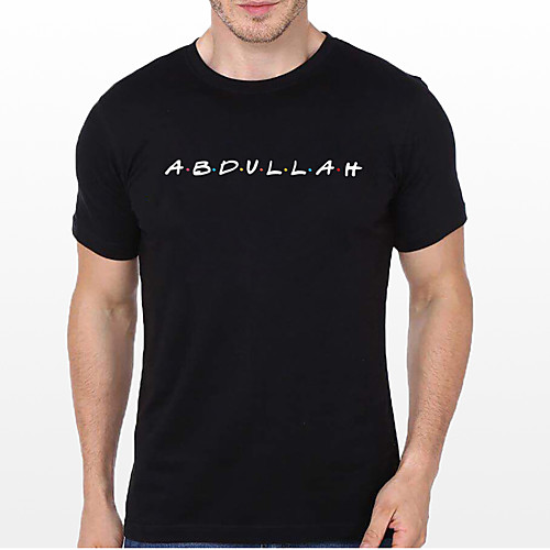 

Men's Unisex Tee T shirt Hot Stamping Graphic Prints Letter Plus Size Print Short Sleeve Casual Tops Cotton Basic Fashion Designer Big and Tall Black