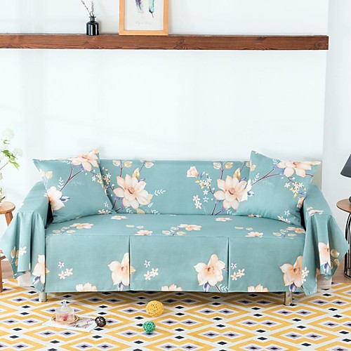 

Sofa Cover Sofa Blanket Cities Home /Thicken Brocade Geometric Printed/Fit for 1-4 Cushion Couch and L Shape Sofa