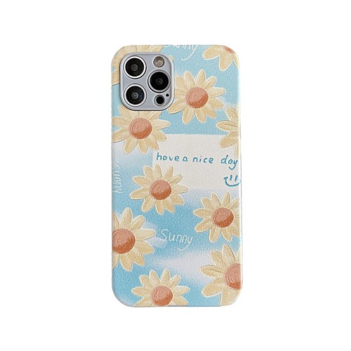 

Phone Case For Apple Back Cover iPhone 12 Pro Max 11 SE 2020 X XR XS Max 8 7 Shockproof Dustproof Flower TPU