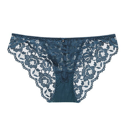 

Women's Lace Brief Micro-elastic Low Waist Purple S