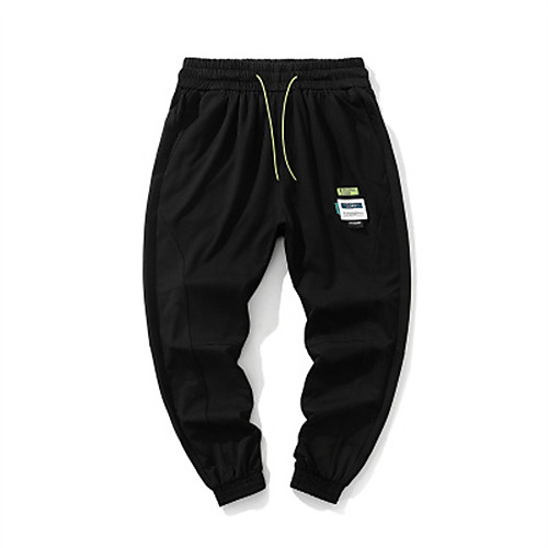 

Men's Chino Sweatpants Chinos Pants Letter White Black Gray