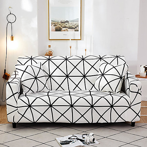 

2021 New Stylish Simplicity Print Sofa Cover Stretch Couch Slipcover Super Soft Fabric Retro Hot Sale Couch Cover