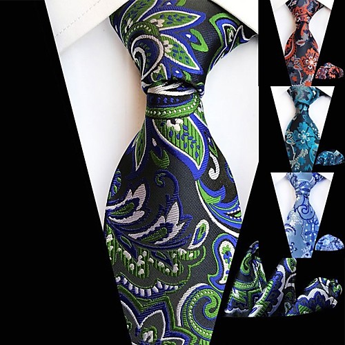 

Men's Work Necktie - Floral / Jacquard