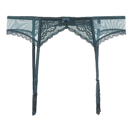 

Women's Lace Brief Micro-elastic Low Waist Green S