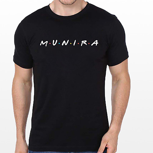 

Men's Unisex Tee T shirt Hot Stamping Graphic Prints Letter Plus Size Print Short Sleeve Casual Tops Cotton Basic Fashion Designer Big and Tall Black