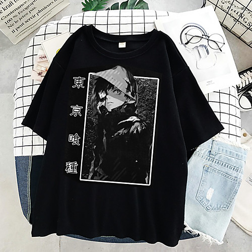 

Inspired by Death Note Cosplay Cosplay Costume T-shirt Polyester / Cotton Blend Print T-shirt For Women's / Men's