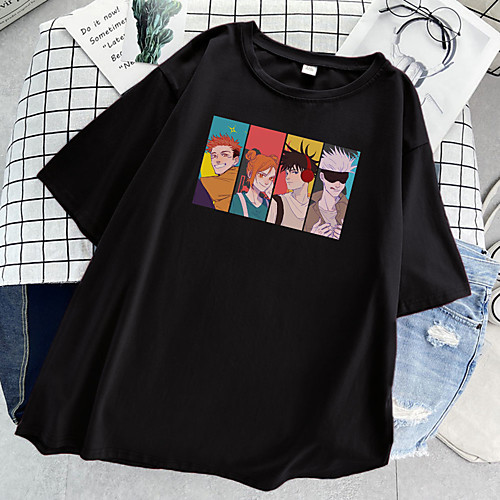 

Inspired by Jujutsu Kaisen Cosplay Cosplay Costume T-shirt 100% Polyester Print Harajuku Graphic Kawaii T-shirt For Women's / Men's