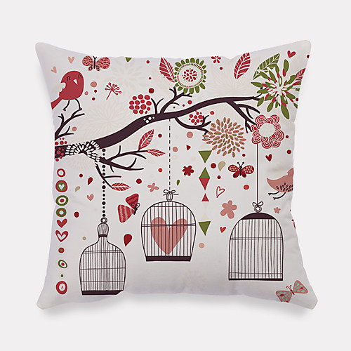 

Double Side Cushion Cover 1PC Soft Decorative Square Pillowcase for Sofa bedroom Car Chair Superior Quality Outdoor Cushion Patio Throw Pillow Covers for Garden Farmhouse Bench Couch
