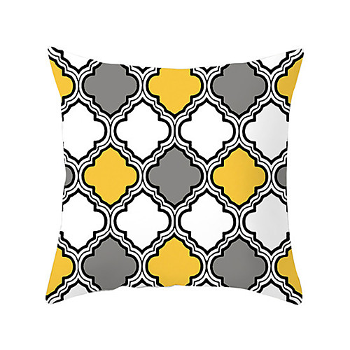 

Double Side Cushion Cover 1PC Faux Linen Soft Decorative Square Pillowcase for Sofa Bedroom Car Chair Superior Quality Outdoor Cushion for Patio Garden Farmhouse Bench Couch