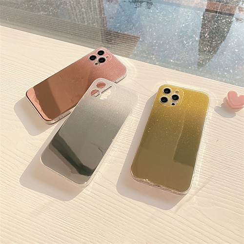 

Phone Case For Apple Back Cover iPhone 12 Pro Max 11 SE 2020 X XR XS Max 8 7 Shockproof Dustproof Color Gradient TPU
