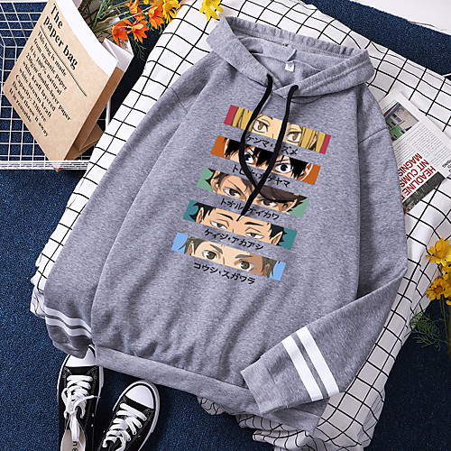

Inspired by Haikyuu Cosplay Cosplay Costume Hoodie Polyester / Cotton Blend Print Hoodie For Women's / Men's