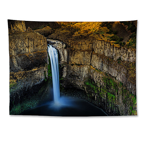 

Wall Tapestry Art Decor Blanket Curtain Hanging Home Bedroom Living Room Decoration Polyester Flying Straight Down Three Thousand Feet