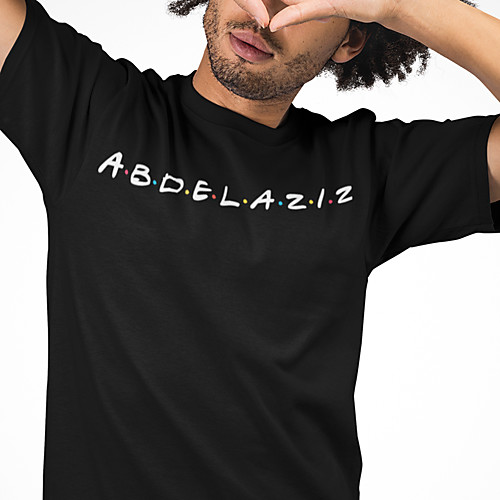 

Men's Unisex Tee T shirt Hot Stamping Graphic Prints Letter Plus Size Print Short Sleeve Casual Tops Cotton Basic Fashion Designer Big and Tall Black
