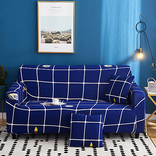 

2021 New Stylish Simplicity Print Sofa Cover Stretch Couch Slipcover Super Soft Fabric Retro Hot Sale Couch Cover