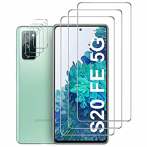 

Phone Screen Protector For Samsung Galaxy S21 Plus S21 Ultra S20 Plus S20 Ultra S20 Tempered Glass 3 pcs High Definition (HD) Scratch Proof Front Screen Protector Phone Accessory