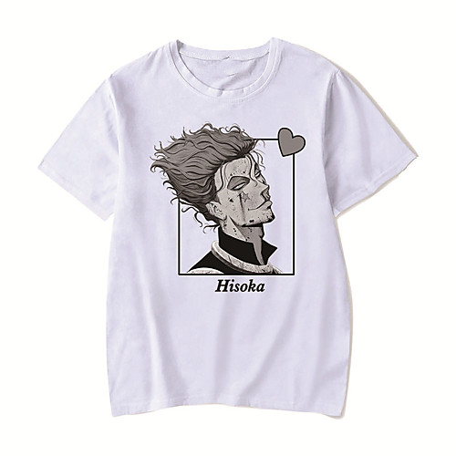 

Men's Unisex Tee T shirt Hot Stamping Anime Graphic Prints Plus Size My Hero Academia Print Short Sleeve Casual Tops Cotton Basic Designer Big and Tall White Black Red