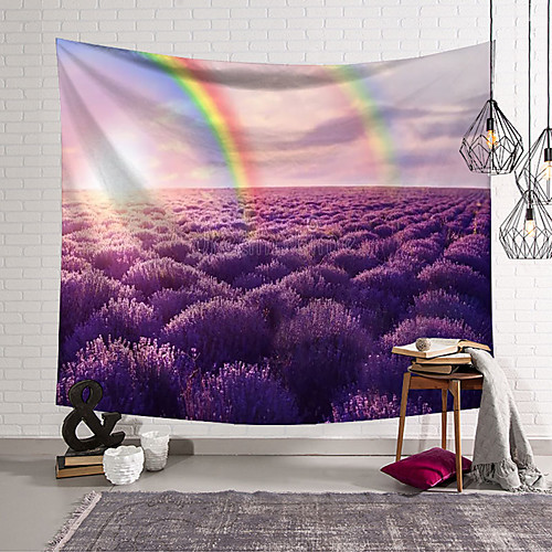 

Rainbow Wall Tapestry Art Decor Blanket Curtain Hanging Home Bedroom Living Room Decoration Polyester